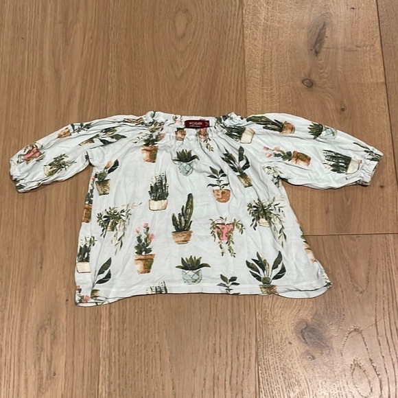 Milkbarn Other - MILKBARN Girl’s Bloomer Top Size 6-12 Months